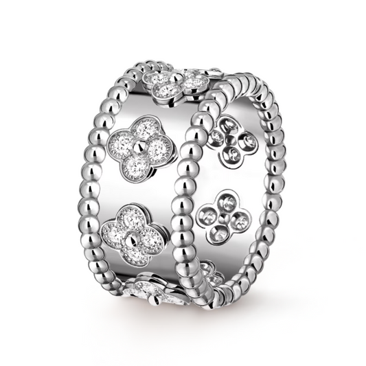 Abby Ring - Diamant / Silver