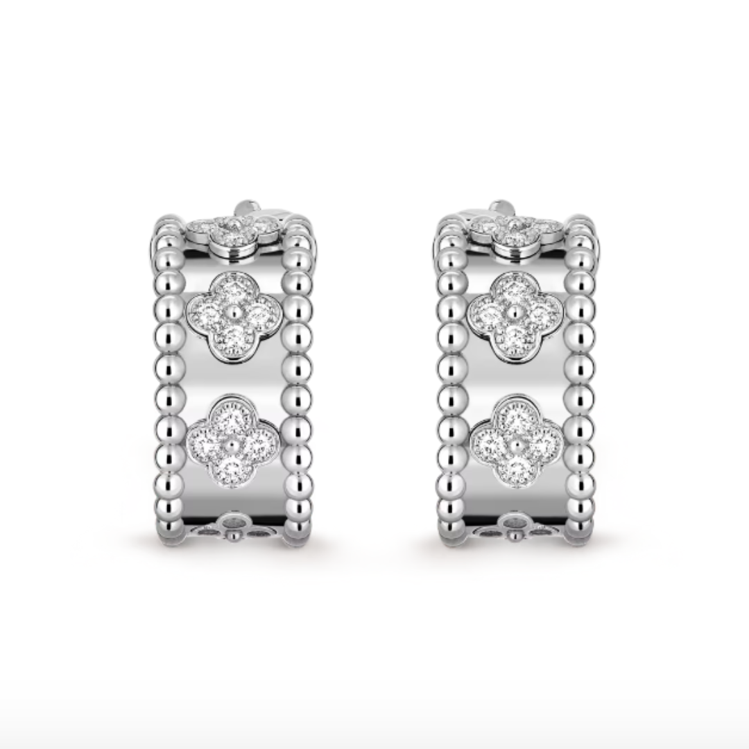 Abby Örhängen - Diamant/Silver