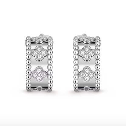 Abby Örhängen - Diamant/Silver