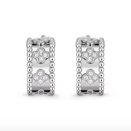 Abby Örhängen - Diamant/Silver