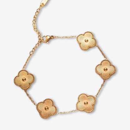 FYRA-KLÖVERBLAD ARMBAND LUCKY GULD