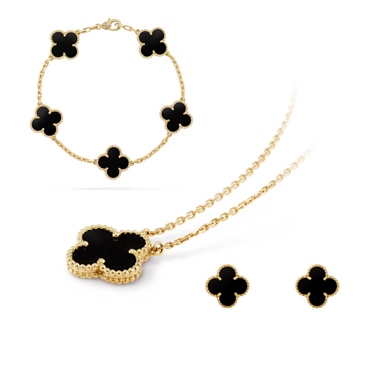 Celeste Clover Set - Svart