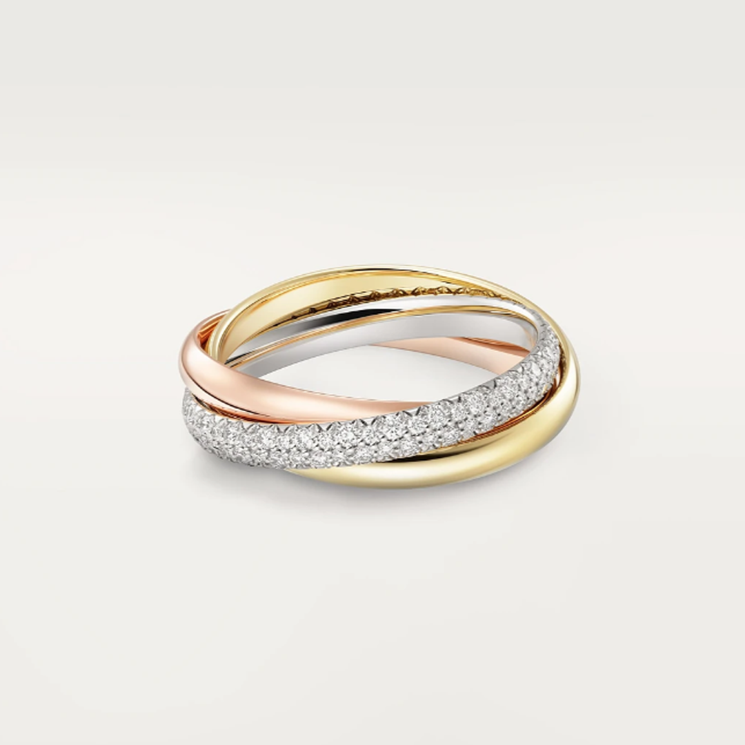 Violett Trinity-ring