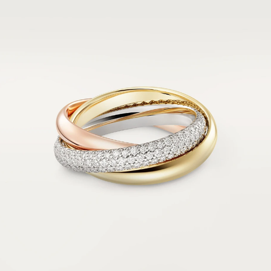 Violett Trinity-ring
