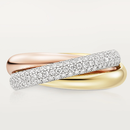 Violett Trinity-ring