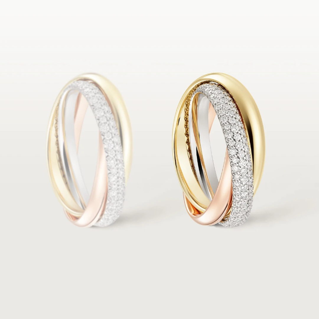 Violett Trinity-ring