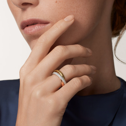 Violett Trinity-ring