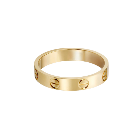 Elegant smal kärleksring