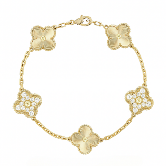 Klöver Diamantarmband