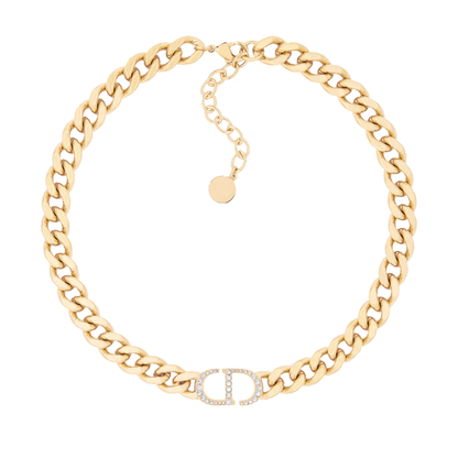 Diana Halsband - Guld med Diamant (Logotyp)