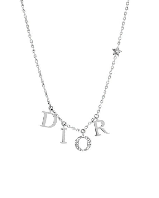 Silver CD-halsband
