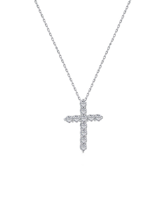 Halsband med hänge i silver, helgon