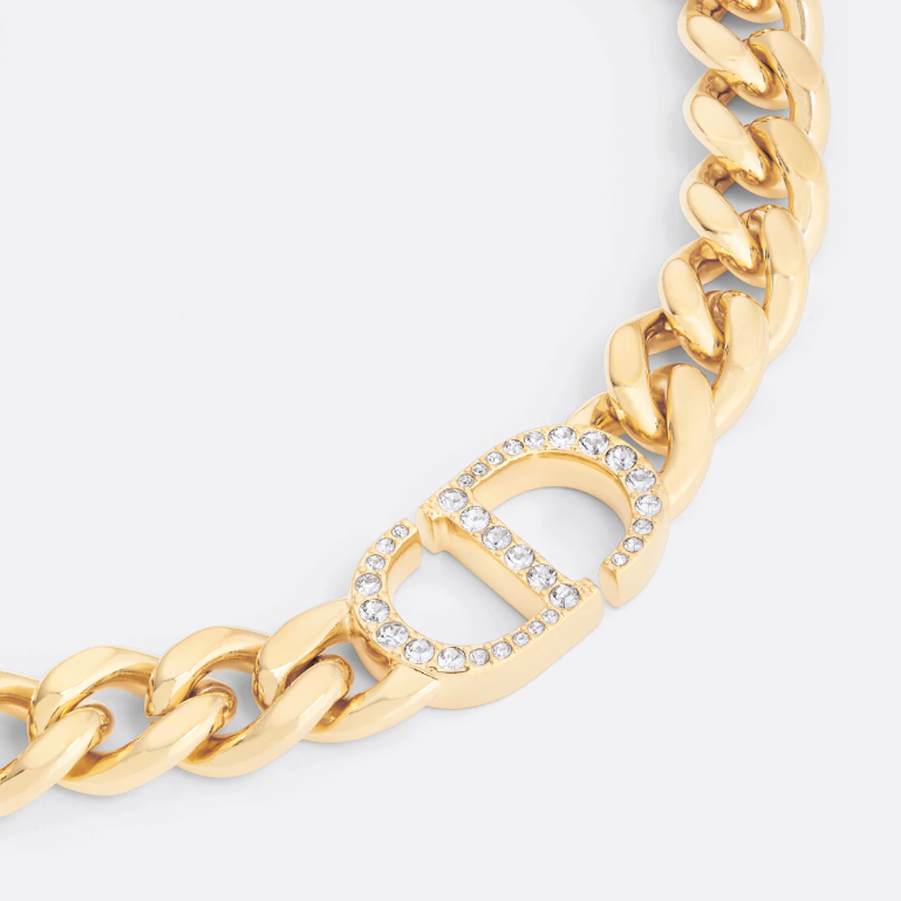 Diana Halsband - Guld med Diamant (Logotyp)