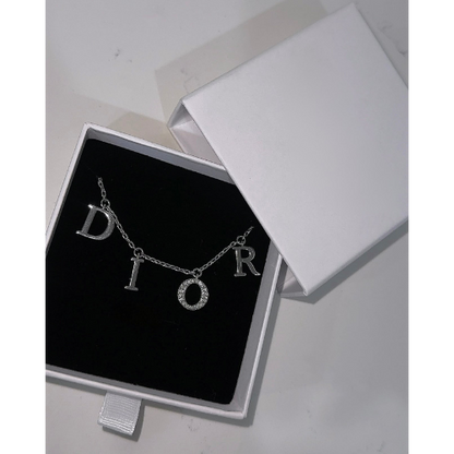 Silver CD-halsband