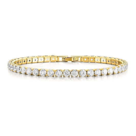 Guldtennisarmband