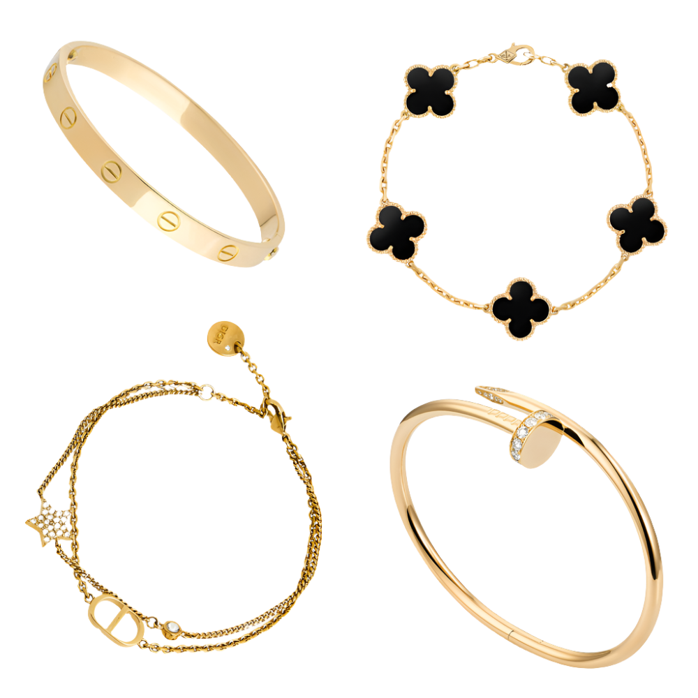 Lyxig blomning | Armbandsset