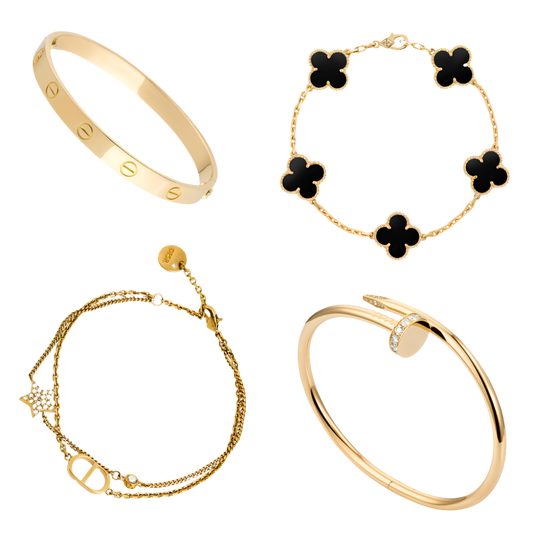 Lyxig blomning | Armbandsset