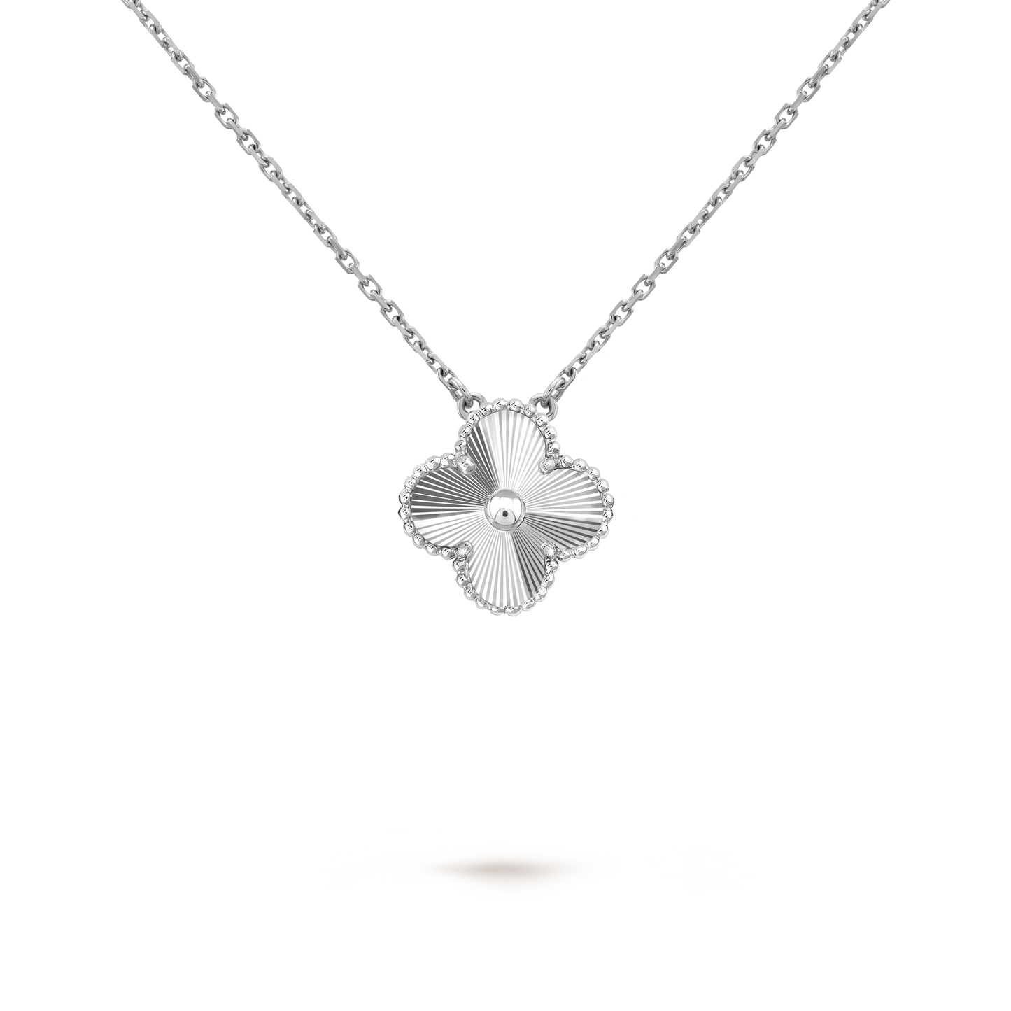 Lyxigt Silver FYRAKLÖVER Häge