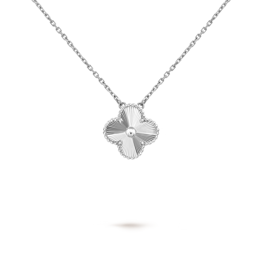 Lyxigt Silver FYRAKLÖVER Häge